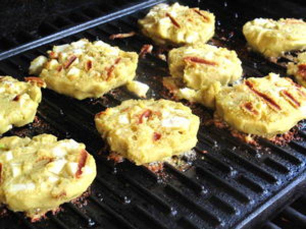 Burgers fallafel halloumi - Préparation etape 7