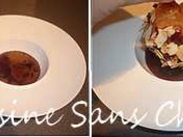 Poires pochées au porto, aux épices et chocolat - Préparation etape 6