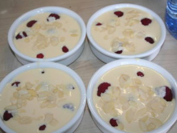 Moelleux ricotta mascarpone aux framboises - Préparation etape 4
