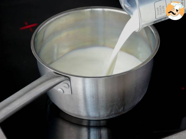 Chocolat chaud maison aux guimauves - Préparation etape 2