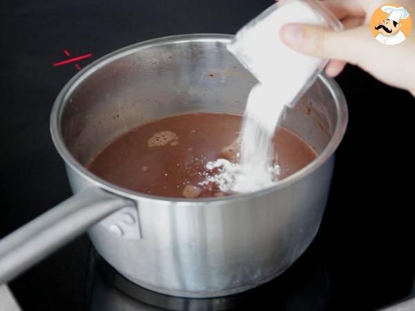 Chocolat chaud maison aux guimauves - Préparation etape 4