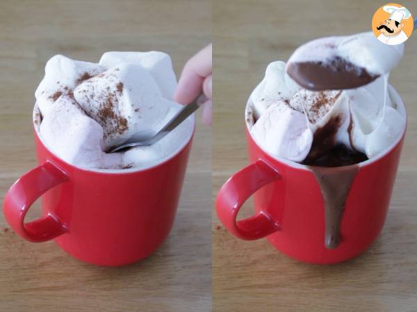 Chocolat chaud maison aux guimauves - Préparation etape 8