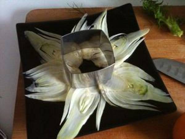 Salade de fenouil à l'orange et aux olives - Préparation etape 1