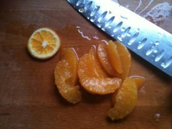 Salade de fenouil à l'orange et aux olives - Préparation etape 4