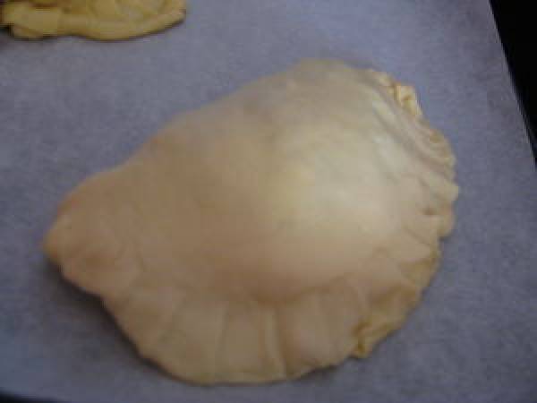 Chausson chèvre-épinard - Préparation etape 5