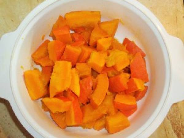 Gâteau à la citrouille - Préparation etape 1