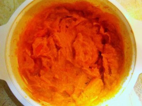 Gâteau à la citrouille - Préparation etape 2