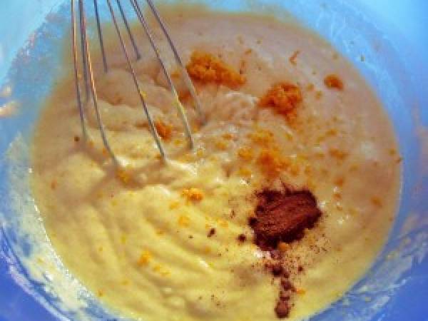 Cake orange-cannelle vegan - Préparation etape 2