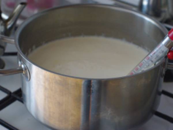 Yaourt maison / Laban et résultat du tirage - Préparation etape 1