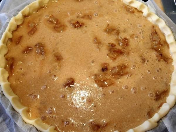 Tarte aux endives et à la vergeoise - Préparation etape 3