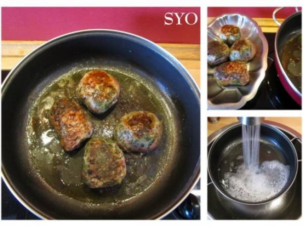 Crépinettes de porc au Chaource du Petit Bistro de Mamigoz - Préparation etape 1