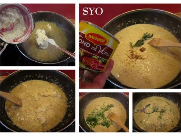 Crépinettes de porc au Chaource du Petit Bistro de Mamigoz - Préparation etape 4