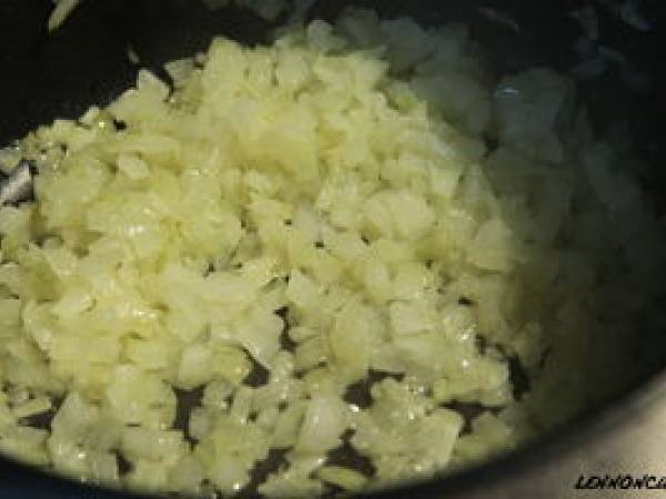 Risotto aux champignons et courgettes - Préparation etape 4