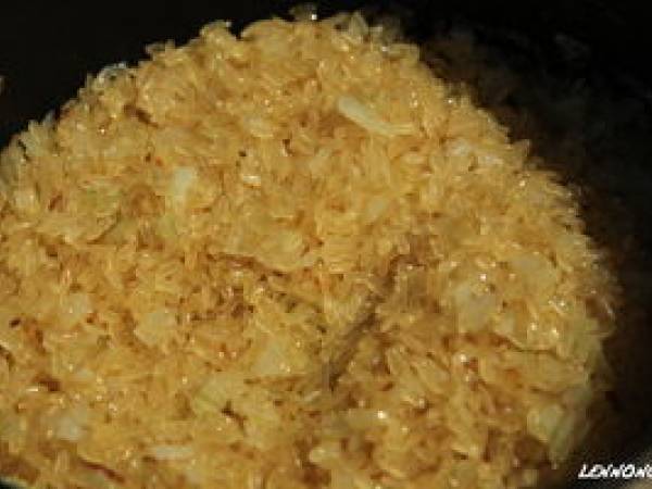 Risotto aux champignons et courgettes - Préparation etape 5