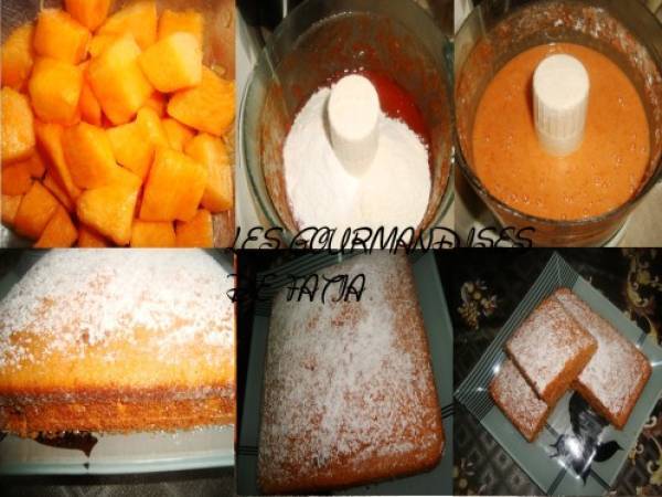 Gâteau à la citrouille - Préparation etape 5