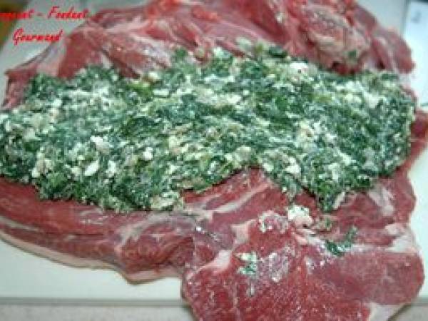 GIGOT d'AGNEAU FARCI en CROÛTE d'HERBES - Préparation etape 7