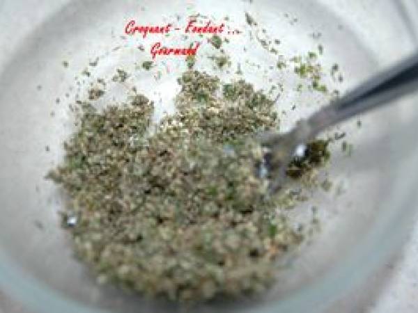 GIGOT d'AGNEAU FARCI en CROÛTE d'HERBES - Préparation etape 9