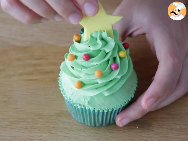 Cupcakes décorés pour Noël - Préparation etape 12