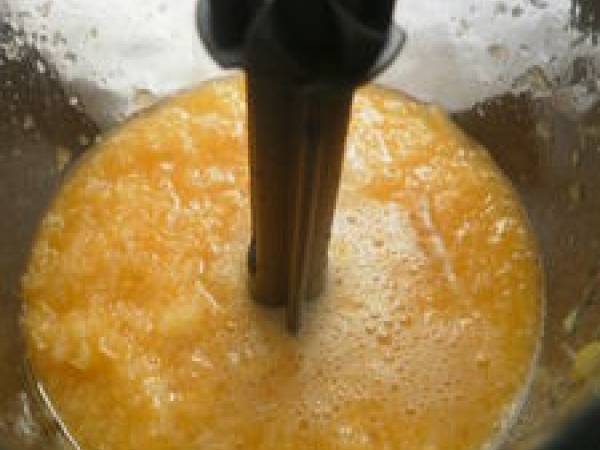 Pâte de fruits à la clémentine. - Préparation etape 2