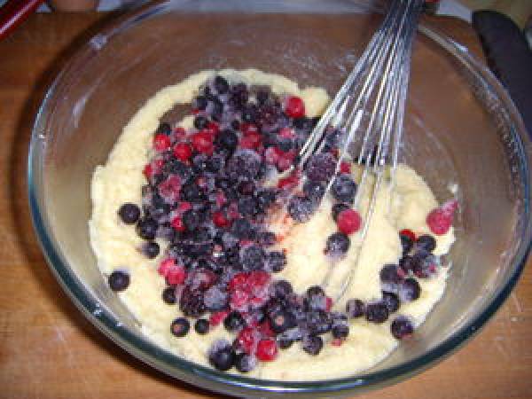 Gâteau Blanche-Neige aux fruits rouges - Préparation etape 5
