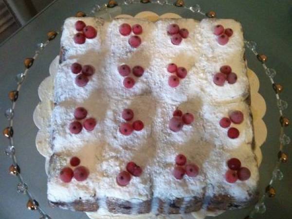 Gâteau Blanche-Neige aux fruits rouges - Préparation etape 10