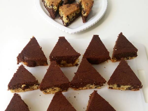 Brookies de Noël - Préparation etape 5