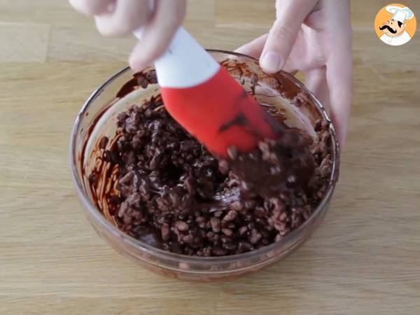 Barre de riz soufflé au chocolat - Préparation etape 3