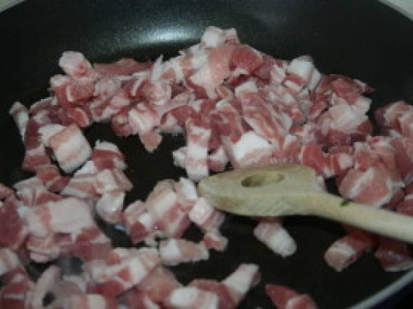 Gratin de pommes de terre aux chicons, cheddar et lardons - Préparation etape 1