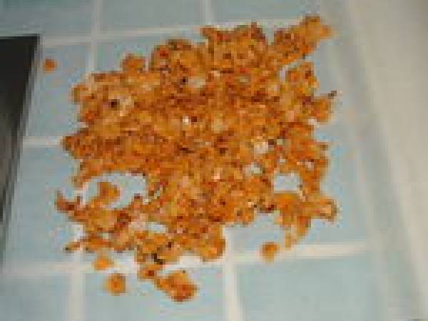 Bûche de nougat glacé aux fruits confits et nougatine - Préparation etape 7