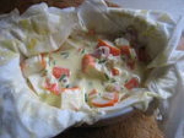 Cocottes de surimi façon pastilla - Préparation etape 5