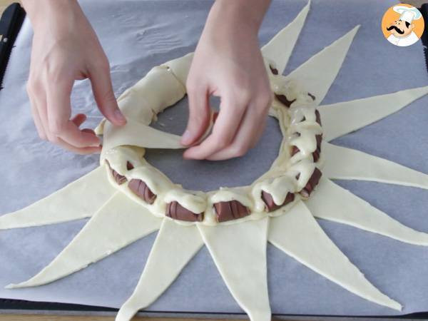 Galette des rois aux Kinder Bueno - Préparation etape 12