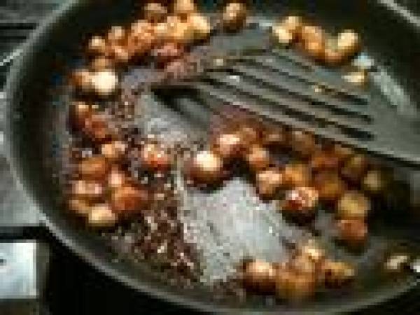 Sauté de courgettes noix de saint jacques sur son lit de tagliatelles maison - Préparation etape 8