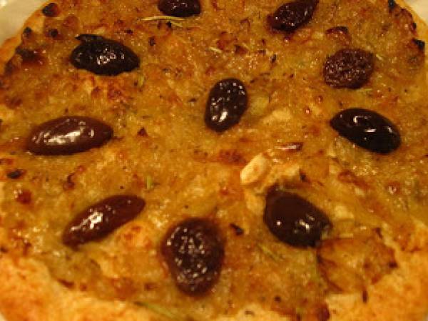 Pissaladière monégasque, pissaladière niçoise. - Préparation etape 5