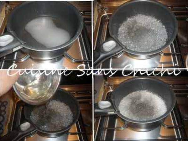 Bavarois à la clémentine et Grand-Marnier sur un biscuit cuillère maison. - Préparation etape 9