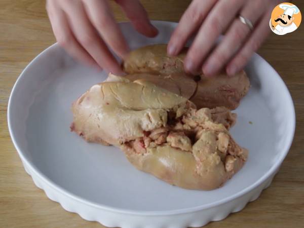 Terrine de foie gras maison facile - Préparation etape 2