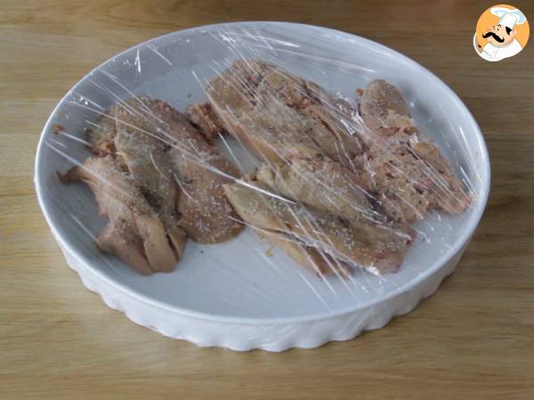 Terrine de foie gras maison facile - Préparation etape 4