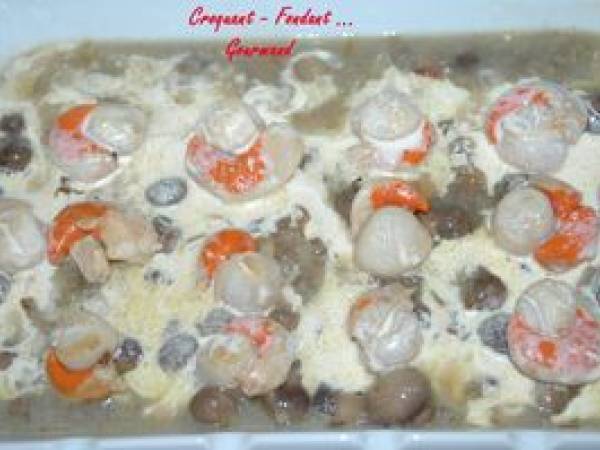 DORADE et SAINT-JACQUES - Préparation etape 8