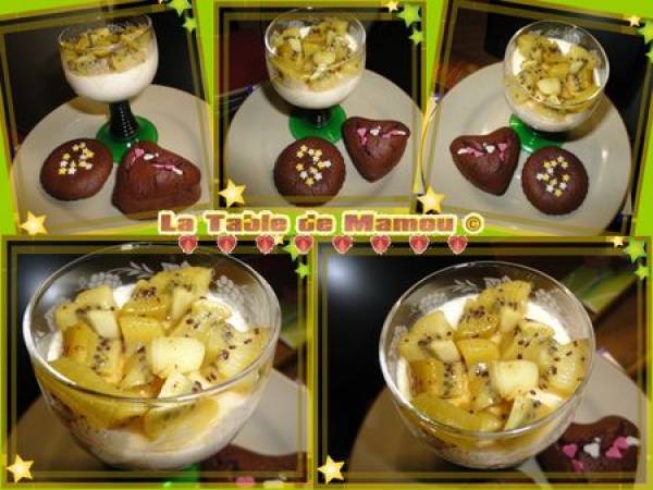 Panna cotta vanillée, compotée de kiwis - Préparation etape 6