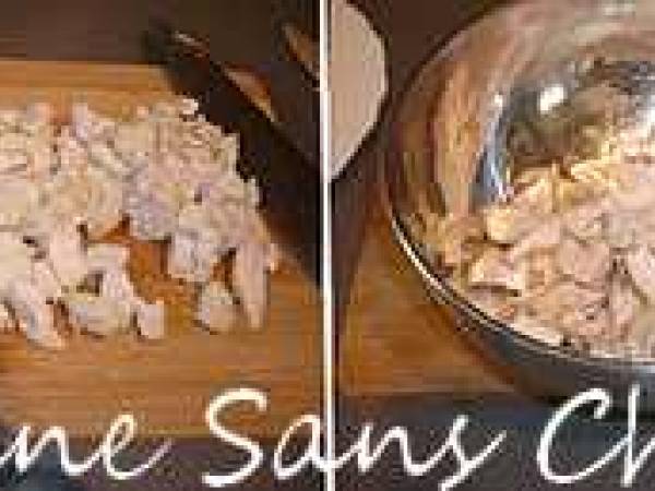 Vol au vent de volaille et champignons - Préparation etape 6