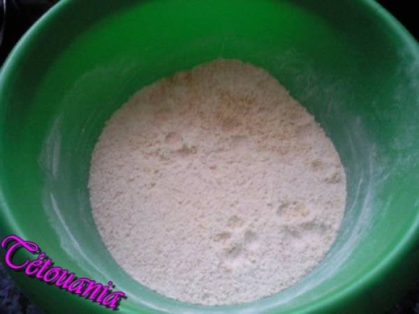 Crumble pomme au chocolat - Préparation etape 2