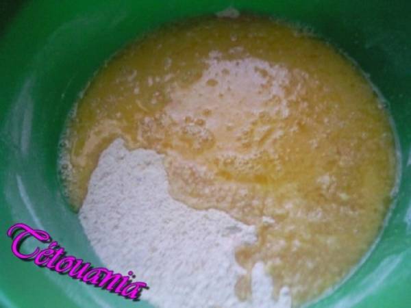 Crumble pomme au chocolat - Préparation etape 3