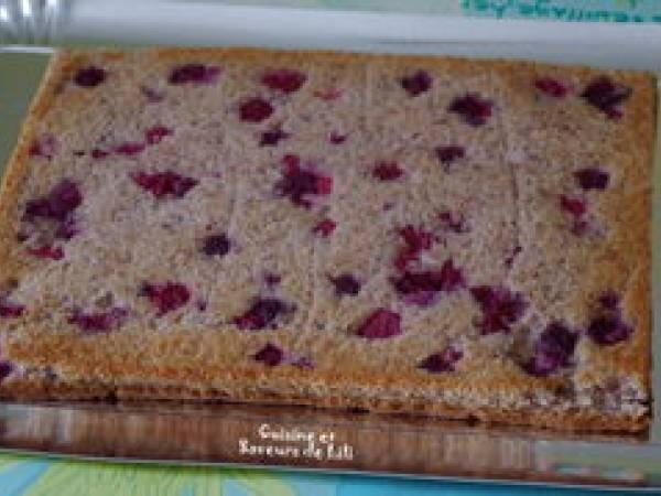 Bavarois framboise et vanille - Préparation etape 3