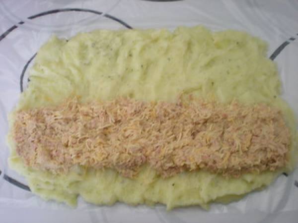 Roulé de Pommes de Terre - Préparation etape 3