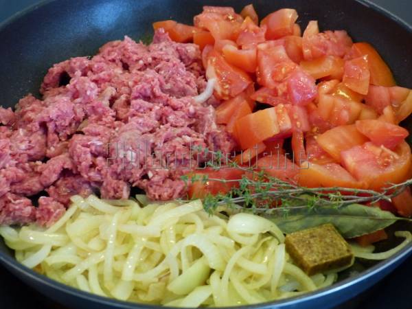 One pot pasta bolognaise - Préparation etape 2