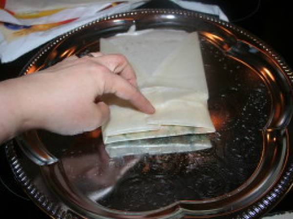 Brick au saumon fumé - Préparation etape 7