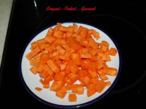 CAKE aux LÉGUMES - Préparation etape 1