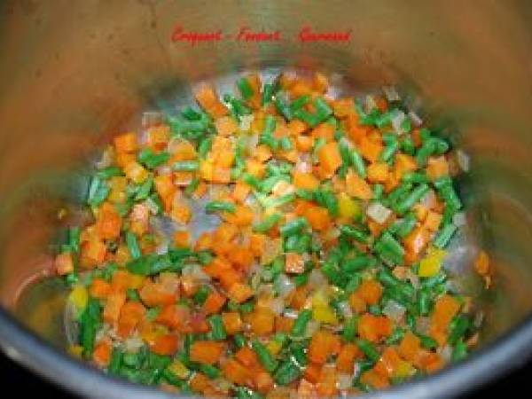 CAKE aux LÉGUMES - Préparation etape 3