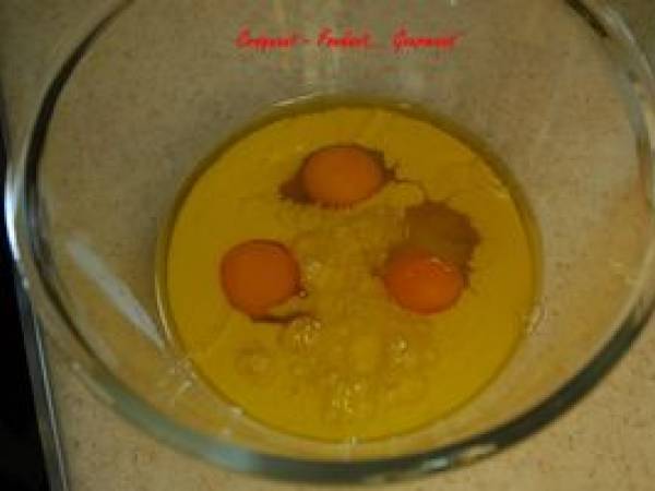 CAKE aux LÉGUMES - Préparation etape 5