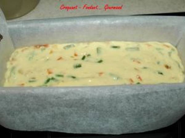 CAKE aux LÉGUMES - Préparation etape 8