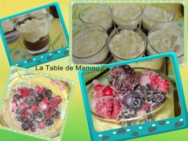 Mousse chocolat et kiwis aux fruits rouges - Préparation etape 9